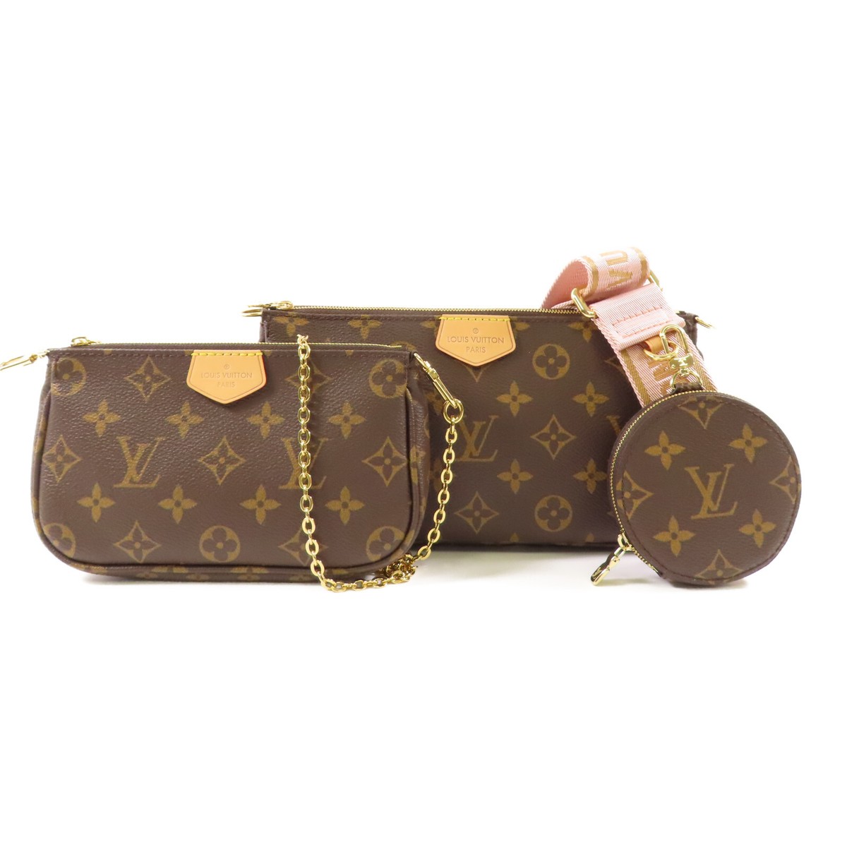 LOUIS VUITTON LV GHW Multi Pochette Accessoires 2 Way Bag