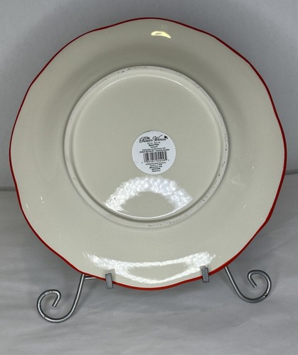 NEW PIONEER WOMAN COUNTRY GARDEN Dinner Plate Floral Red Trim 10.5” - Picture 3 of 3