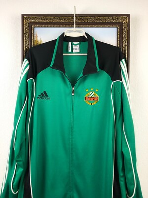 Vintage Adidas SK Rapid Wien Football Jacket Soccer Track Top Zip