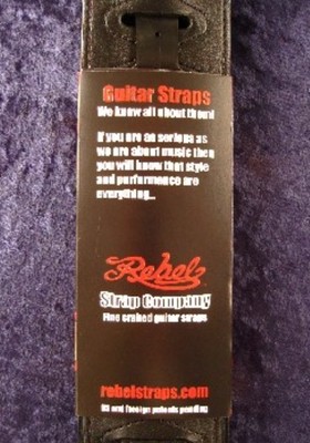 REBEL GUITAR STRAP SKULL PICK BOX - SYNYSTER GATES / AVENGED