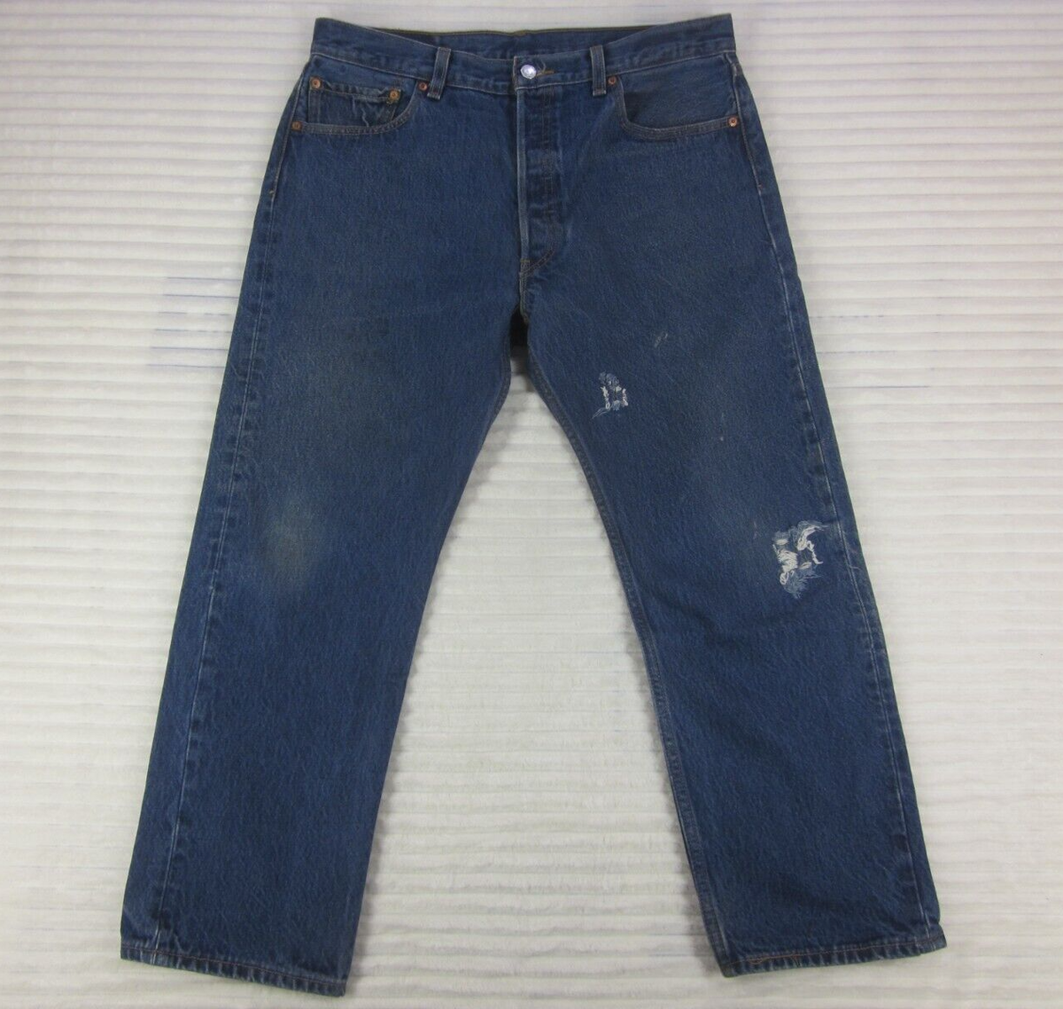 Levi's 501 USA製 濃紺 W36 L30 LEVI'S 501 Mens Blue Jeans W36 L30 Button Fly 100% Cotton