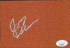 Jerry Sloan Chicago Bulls Signed 4x6 Basketball Surface Card JSA Authenticated