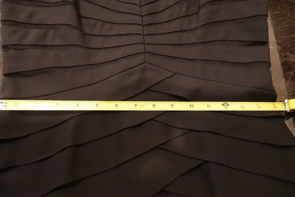 Vestido de cóctel Chetta B negro - Talla 8 Foto 3 de 4