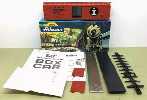KIT ATHEARN HO CAJA COCHE ILLINOIS CENTRAL 591913 CAJA PUERTA 50' - NOS 109 | Condition: New
