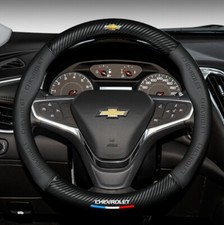 15 Steering Wheel Cover Genuine Leather For Chevrolet Black Usa Stock 15 Steering Wheel Cover Genuine Leather For Chevrolet Black Usa Stock