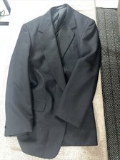 FIRST NIGHTER FORMAL WEAR MENS BLACK TUXEDO 42XL 1 BUTTON MISSING DRY CLEAN ONLY