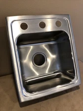 Elkay SS  Drop In Bar/Prep Sink 15" x 17-1/2" x 7-1/8"  Quick Clip Mounting. NOB