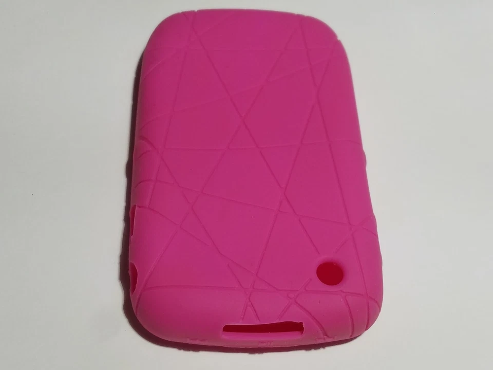 Rare Hot Pink Strong Silicone Case Protective Cover For Blackberry Curve 8530 - Image 2 of 3