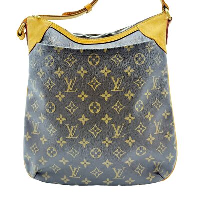 Authentic LOUIS VUITTON Odeon MM Shoulder Bag M56389 Monogram