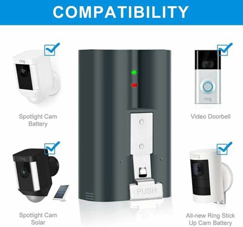 Ring Rechargeable Battery Pack Compatible Ring Doorbell 2 3 4 Quick ring-rechargeable-battery-pack-compatible-ring-doorbell-2-3-4-quick