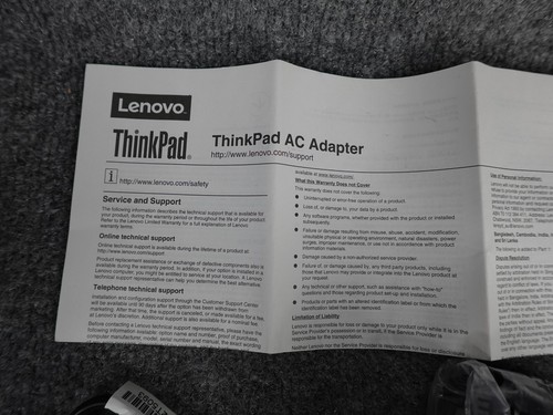 Lenovo ThinkPad Mobile Workstation Slim 170 W Adattatore AC (Slim-tip) - Foto 3 di 7