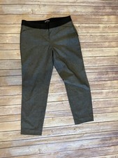 EXPRESS GRAY Black Trim Editor DRESS PANTS SZ 8