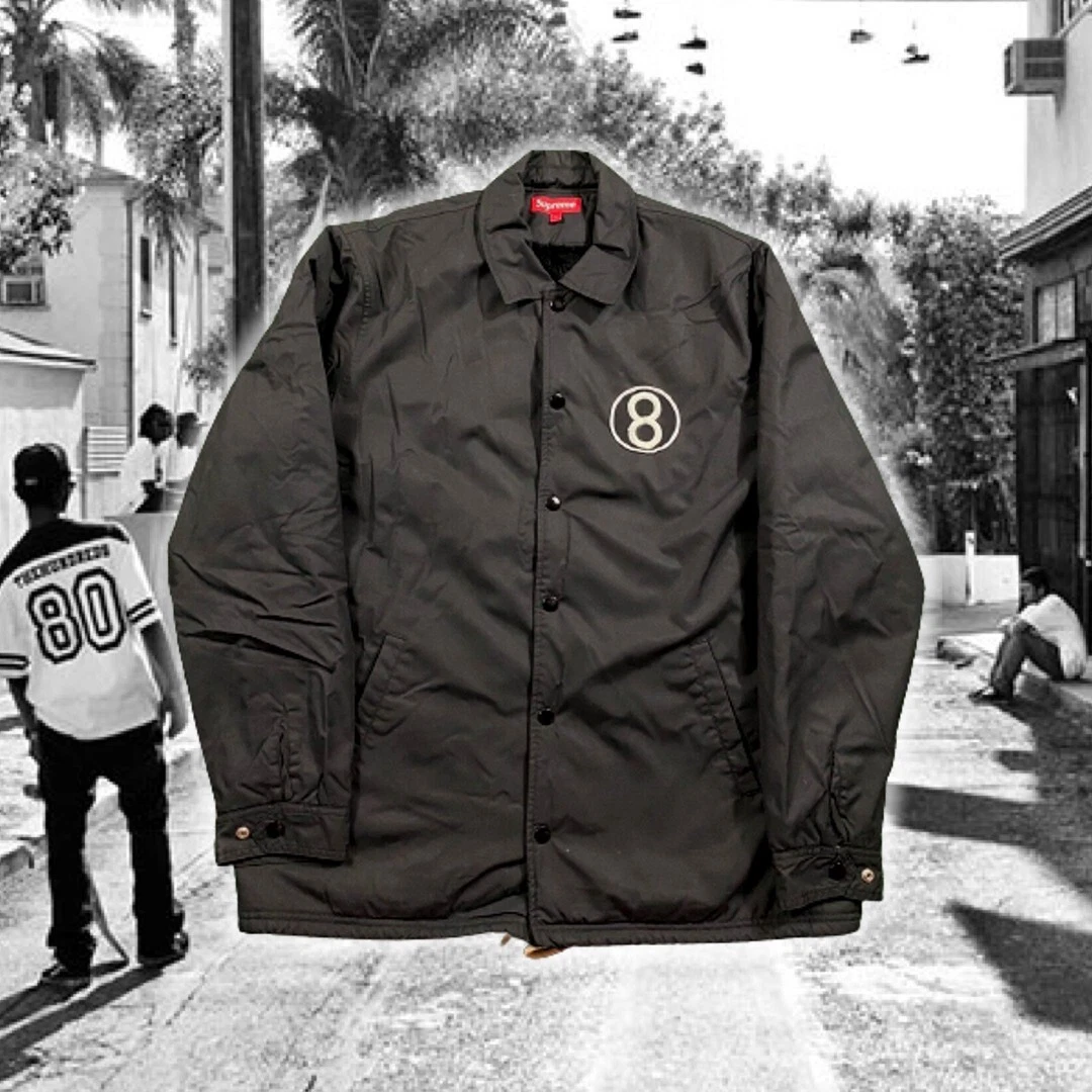 Veste tampon Supreme FW12 8 balles sherpa entraîneurs noire taille L