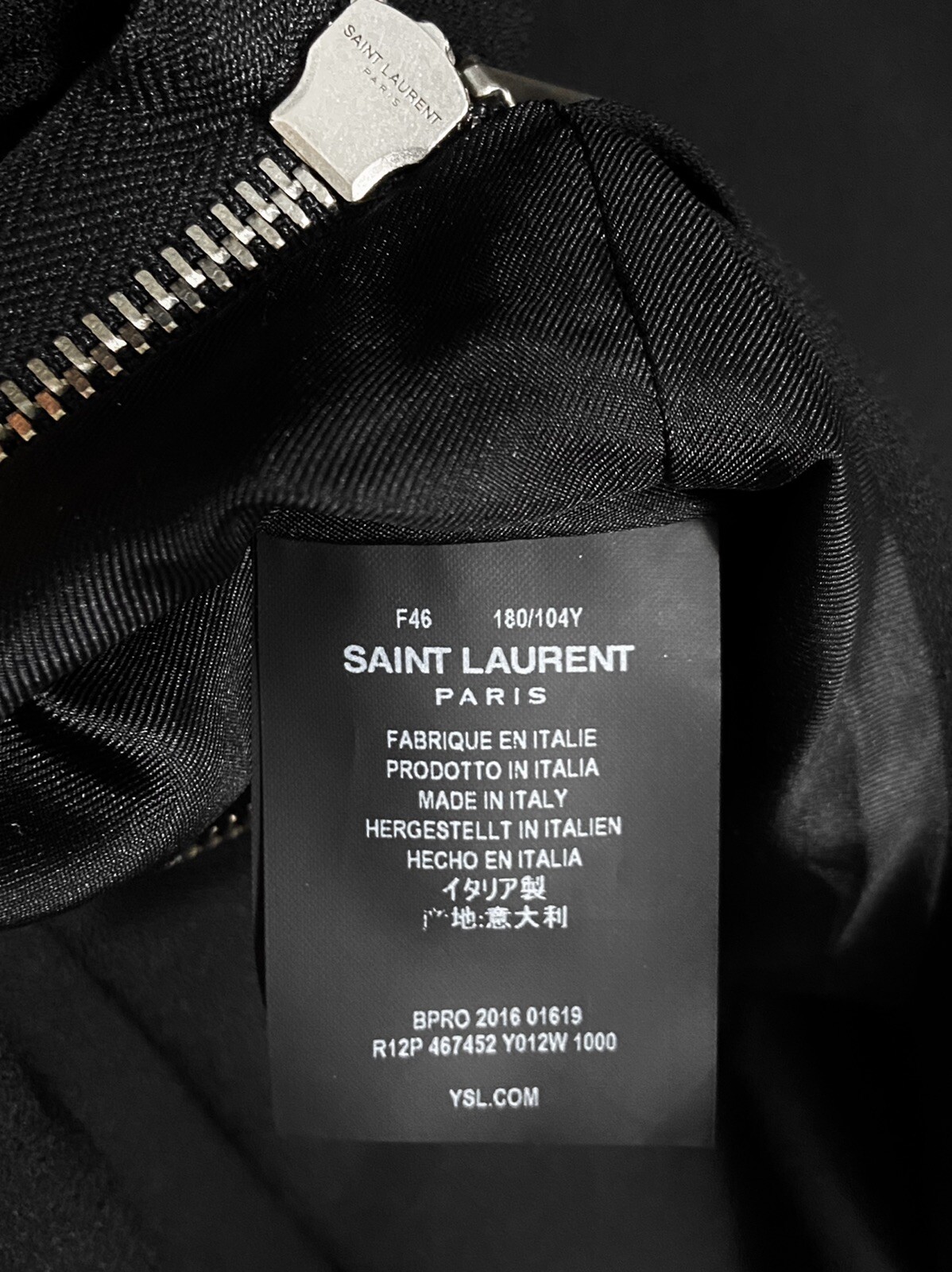 Abito lungo sleve Saint Laurent ️ Asimmetrico con cerniera con foro chiave taglia 46F US14