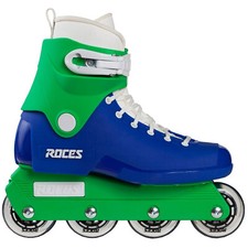 Roces 1992 Retroskates Pattini IN Linea Aggressivi Blu Verde