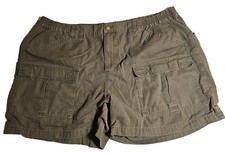 Cabelas Safrai Cargo Shorts Mens Big Tall Size 46 Brown Cotton
