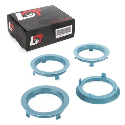 LST Zentrierringe 4x - 56,6mm Auf 70,1mm Für Alufelgen Türkis