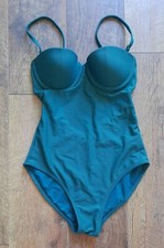 Old Navy Women's Size XS One Piece Swimsuit Bathing Suit Jade Green Swim