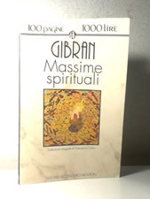 MASSIME SPIRITUALI DI KAHLIL GIBRAN LIBRO DA COLLEZIONE - (73)