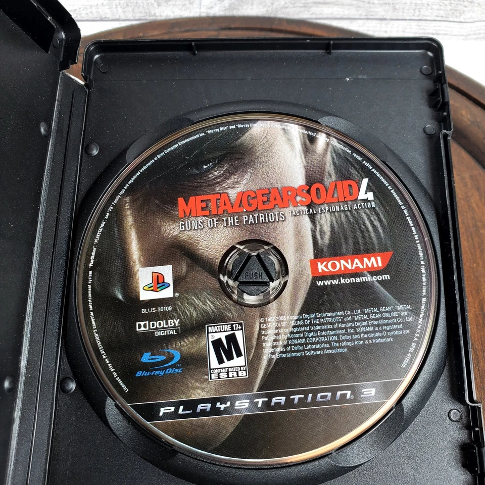 Metal Gear Solid 4 PS3 Guns Of The Patriots Konami Tactical Espionage Action - Image 3 of 4
