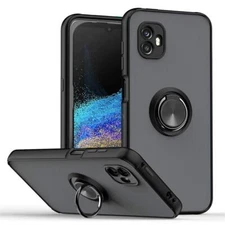 For Samsung Galaxy XCover 6 Pro Hybrid Protective Ring Metal Stand Case Cover