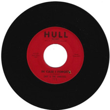 VOCAL GROUP 45 RPM - SHEP  THE LIMELITES - HULL RECORDS "IN CASE I FORGET"