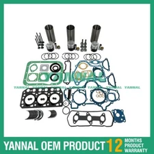 New K3B Overhaul Rebuild Kit With Gasket Set Bearing-Valve Train For Mitsubishi
