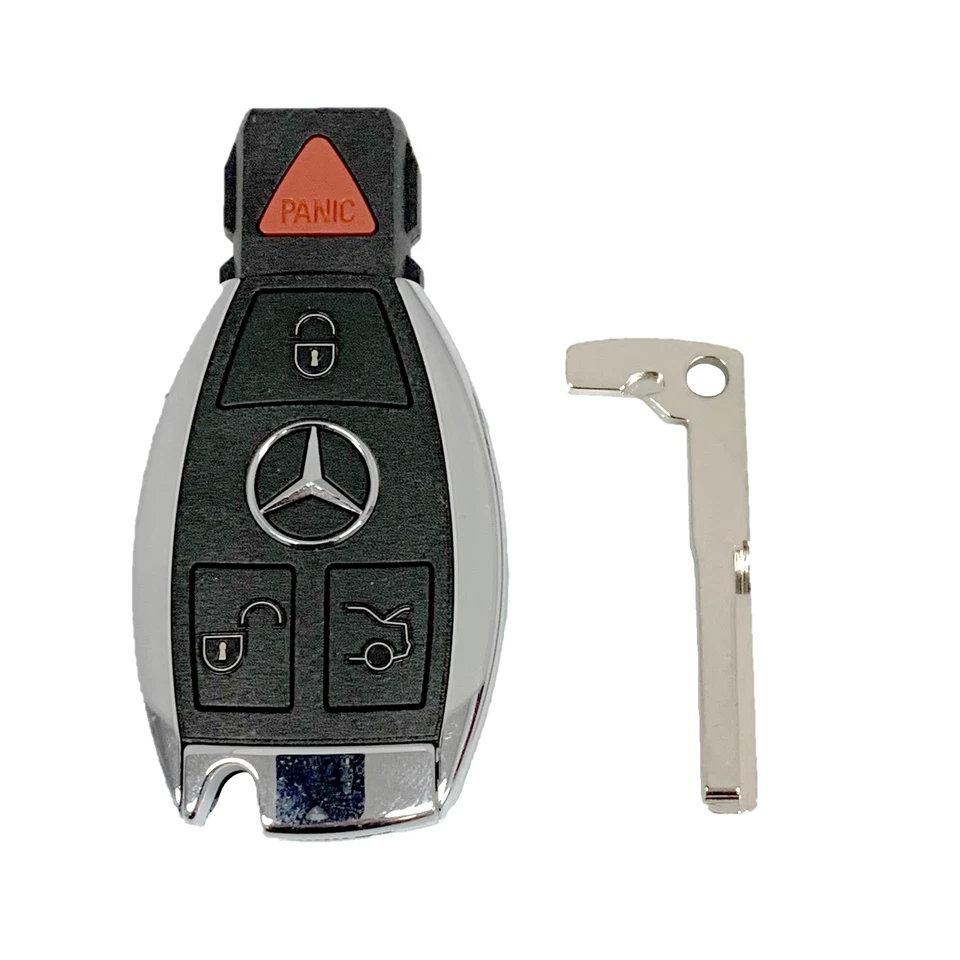 Mando a distancia sin llave OEM Mercedes Benz + llave SIN CORTAR IYZDC07 Foto 2 de 3