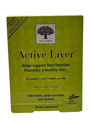 New Nordic Active Liver  30 tabs Exp 02-2026