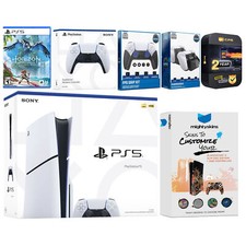 Sony Playstation 5 Slim Disc Horizon Forbidden West Extra Controller Bundle