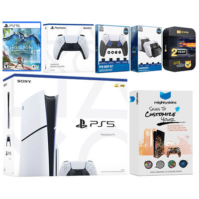 Sony Playstation 5 Slim Disc + Horizon Forbidden West + Extra Controller Bundle