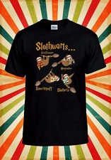 Image of Slothwarts Harry Potter Hogwarts Cool Men Women Unisex Baseball T Shirt Top 2880