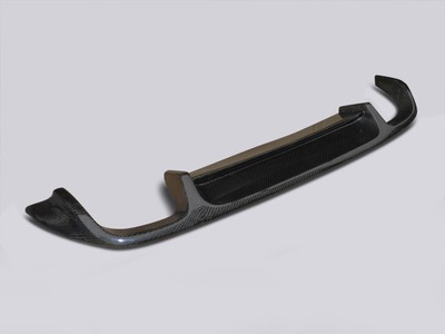 KA For VW Volkswagen Scirocco 2010 Rear Lower Bumper Lip Spoiler Carbon Fiber