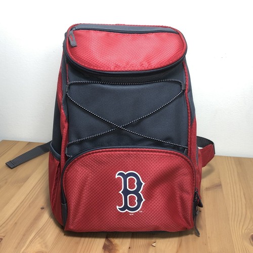 Boston Red Sox Oniva Picnic Time Backpack Cooler Insulated Red Gray - 第 1/17 張圖片
