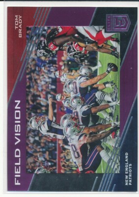 2017 Donruss Elite Tom Brady Field Vision Purple /49