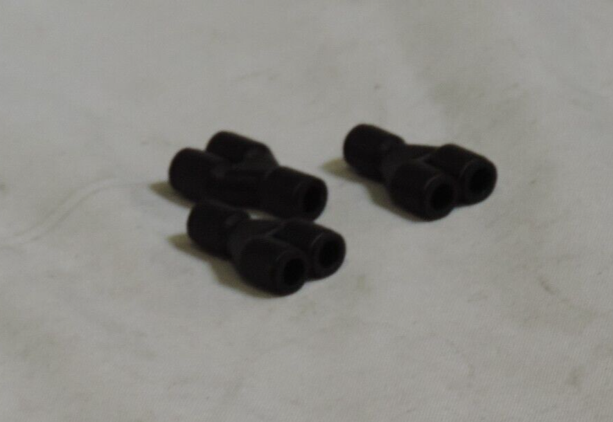 DIXON 31405600 1/4" OD Wye, Legris Nylon PushIn Tube Fitting, 3 pack