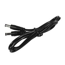 DC Power Plug 5.5 x 2.5mm to 5.5 x 2.1mm Male Adapter Connector Cable for CCTV