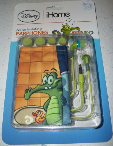 Disney Where's My Water Alligator Noise Isolating Cell Phone Earphones Xmas Gift - Picture 1 of 1