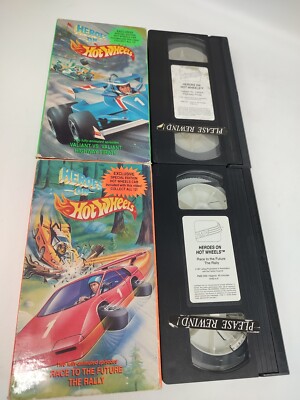 Heroes On Hot Wheels 1991 VHS Race Future Rally, Valiant Highway Pirate No Car!
