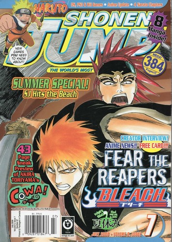 Shonen Jump July 08 Featuring Naruto Bleach And One Piece Ebay Shonen Jump July 08 Featuring Naruto Bleach And One Piece Ebay