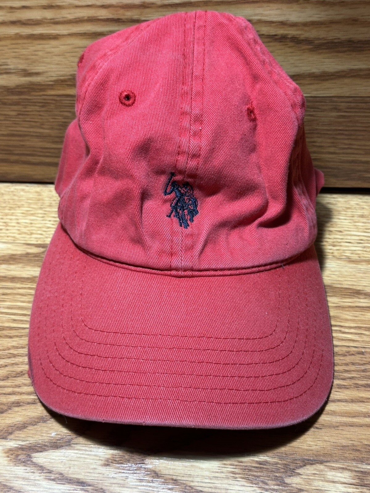 Polo Ralph Lauren Cappello Berretto Cinghia Rosso Blu Pony Papà Baseball Twill Regolabile