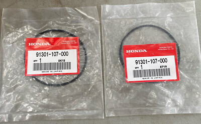 Honda Genuine OEM O-Ring 91301-107-000 | 75x2.5 | Lot of 2