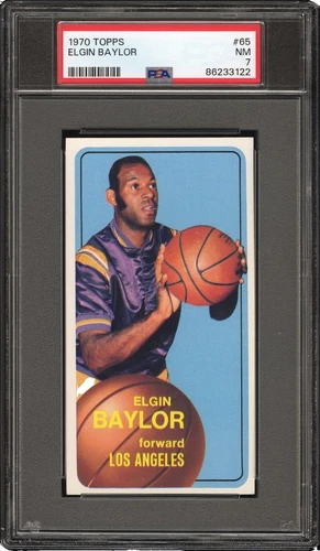 Topps Elgin Baylor Basketball Sports Trading Cards & Accessories
