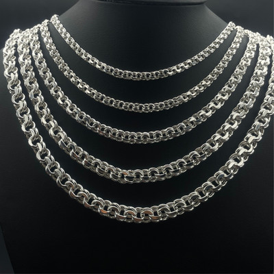 925 Sterling Silber Belcher Rolo Link Grob Kette Halskette - Italienische Handarbeit