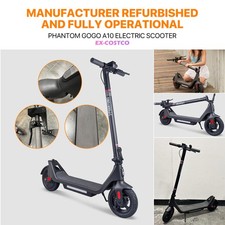 PHANTOMGOGO A10 10" FOLDABLE ADULT ELECTRIC SCOOTER 400W 28MILES RANGE 15MPH APP