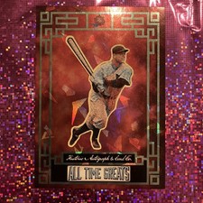 2024 Historic Autographs All-Time greats Christmas Red Lou Gehrig 5/50