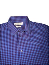 Mizzen Main Leeward Long Sleeve Button Up Shirt Men  s Size XL Performance Blue