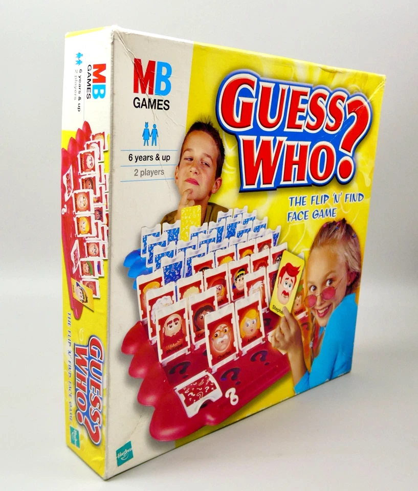 Vintage Guess Who? Board Game Original Guessing Game by MB 2001 (6+) - Complete - Image 3 of 4