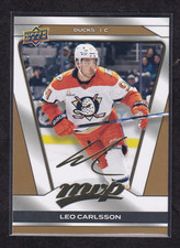 2025-26 Upper Deck Mvp - Leo Carlsson, Leo Carlsson #195 Gold Script