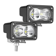 3 Inch Driving Lights 2Pcs 40W LED Pod Light Off Road Spot Light White Combo